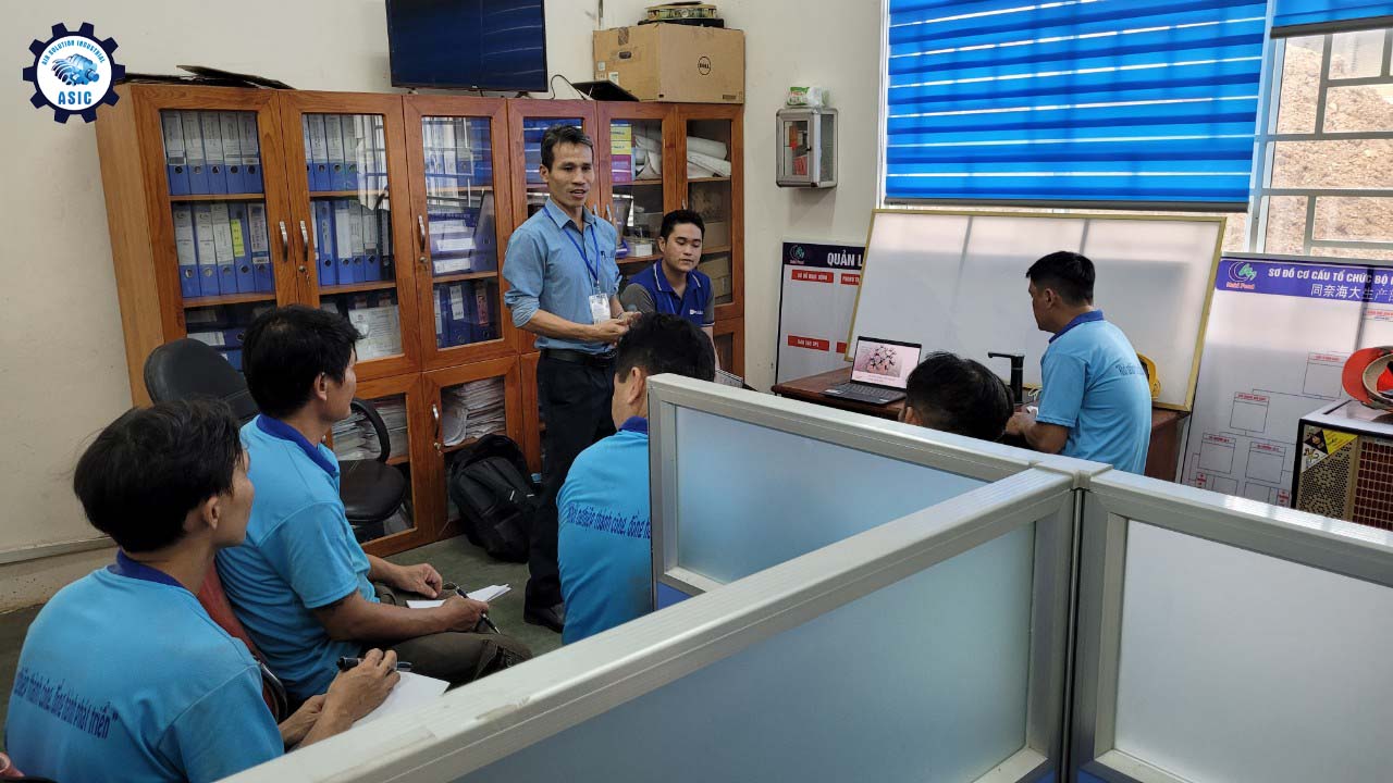 Công ty Air Solution thực hiện buổi training về máy nén khí tại Haid feed