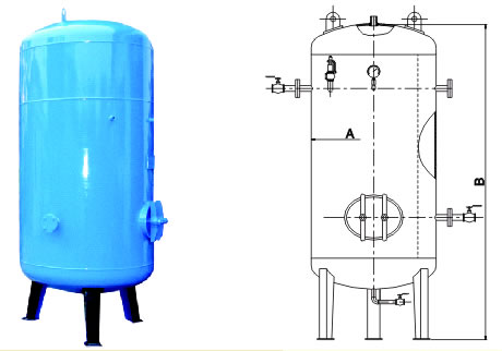 Cấu tạo bình chứa khí nén 