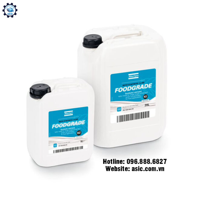 Dầu 1630054200 Roto-Foodgrade Fluid 20L Atlas Copco