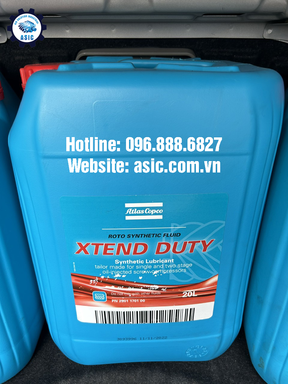 Dầu máy nén khí 2901170100 Roto Xtend Duty Fluid Atlas Copco