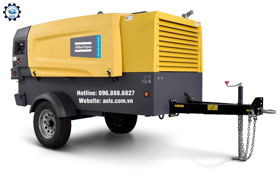 Máy nén khí di động của hãng Atlas Copco