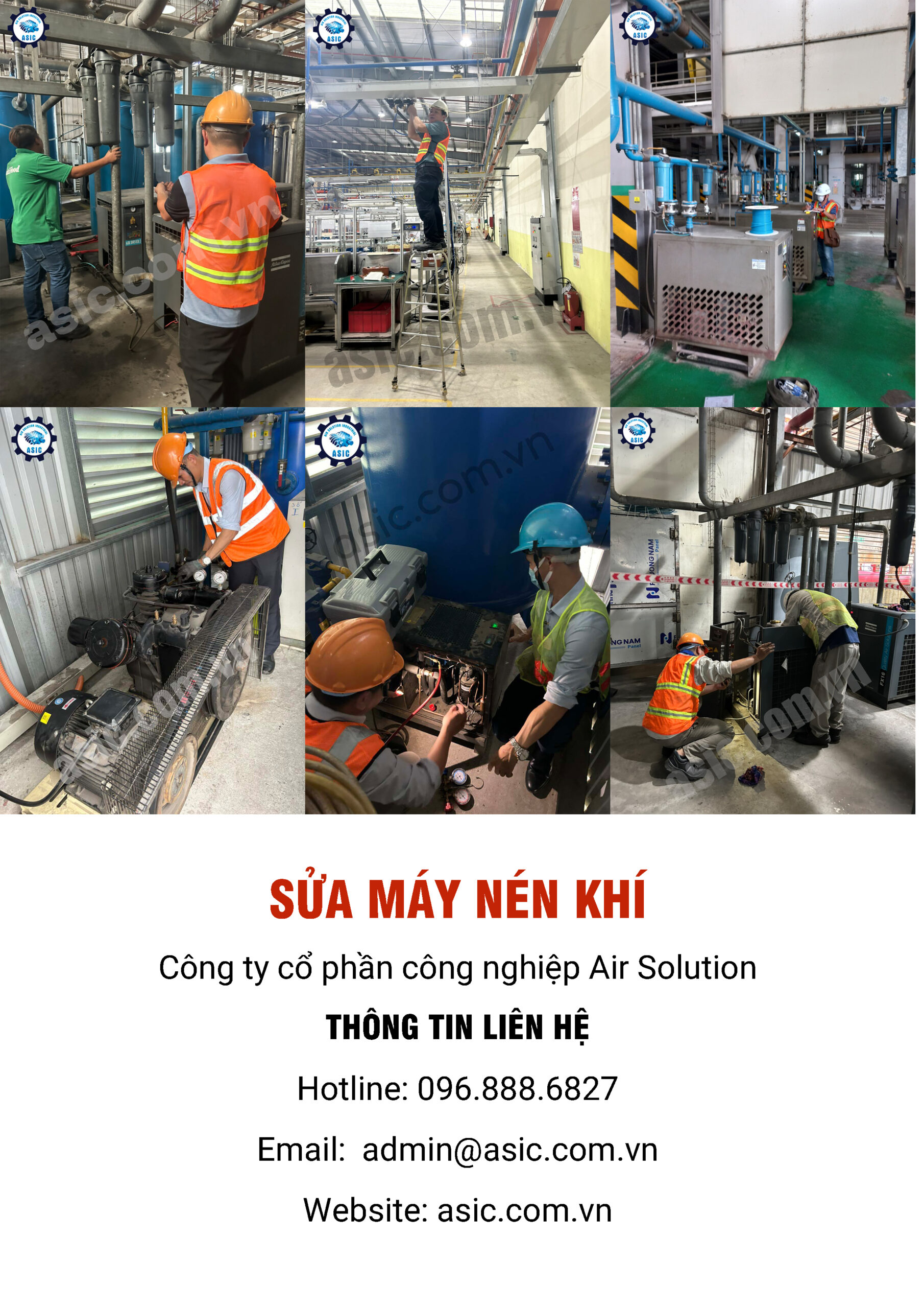 Sửa máy nén khí giá tốt