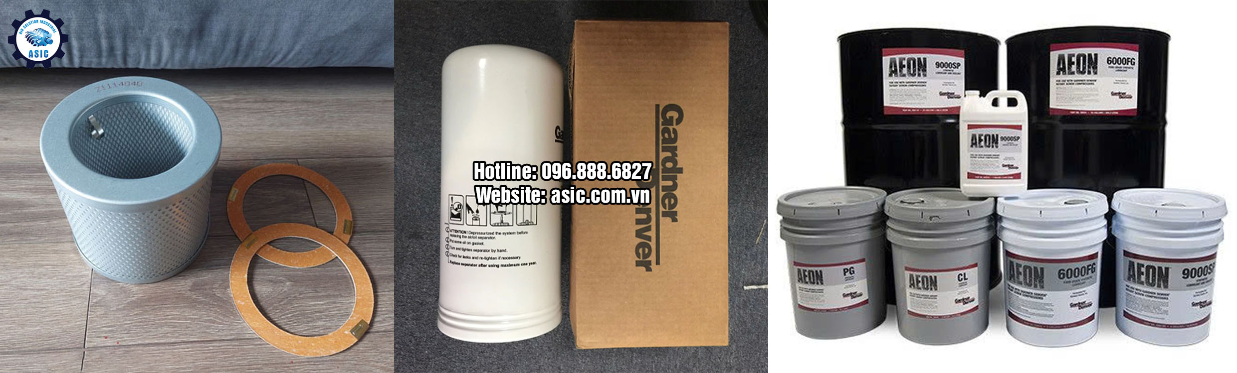 Các loại phụ tùng máy nén khí Gardner Denver chúng tôi cung cấp