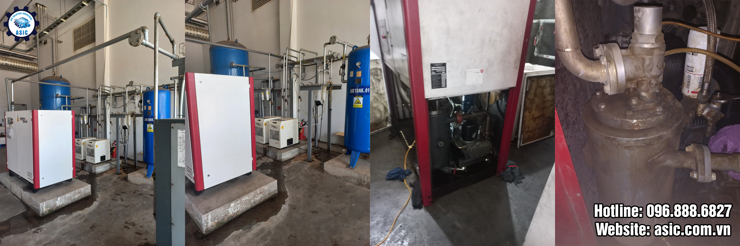 Quy trình sửa chữa máy nén khí Gardner Denver tại Air Solution